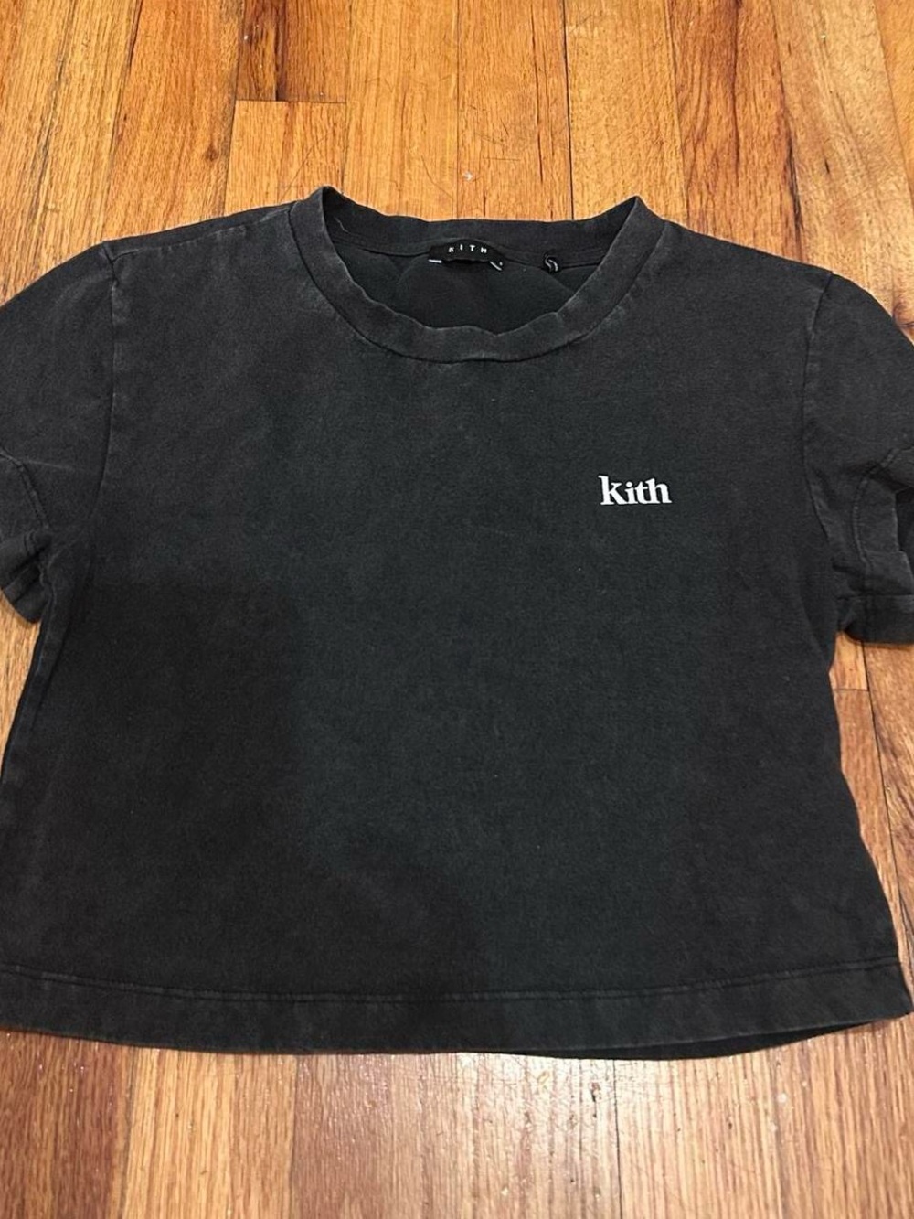 Kith Black Short Sleeve Logo Tee